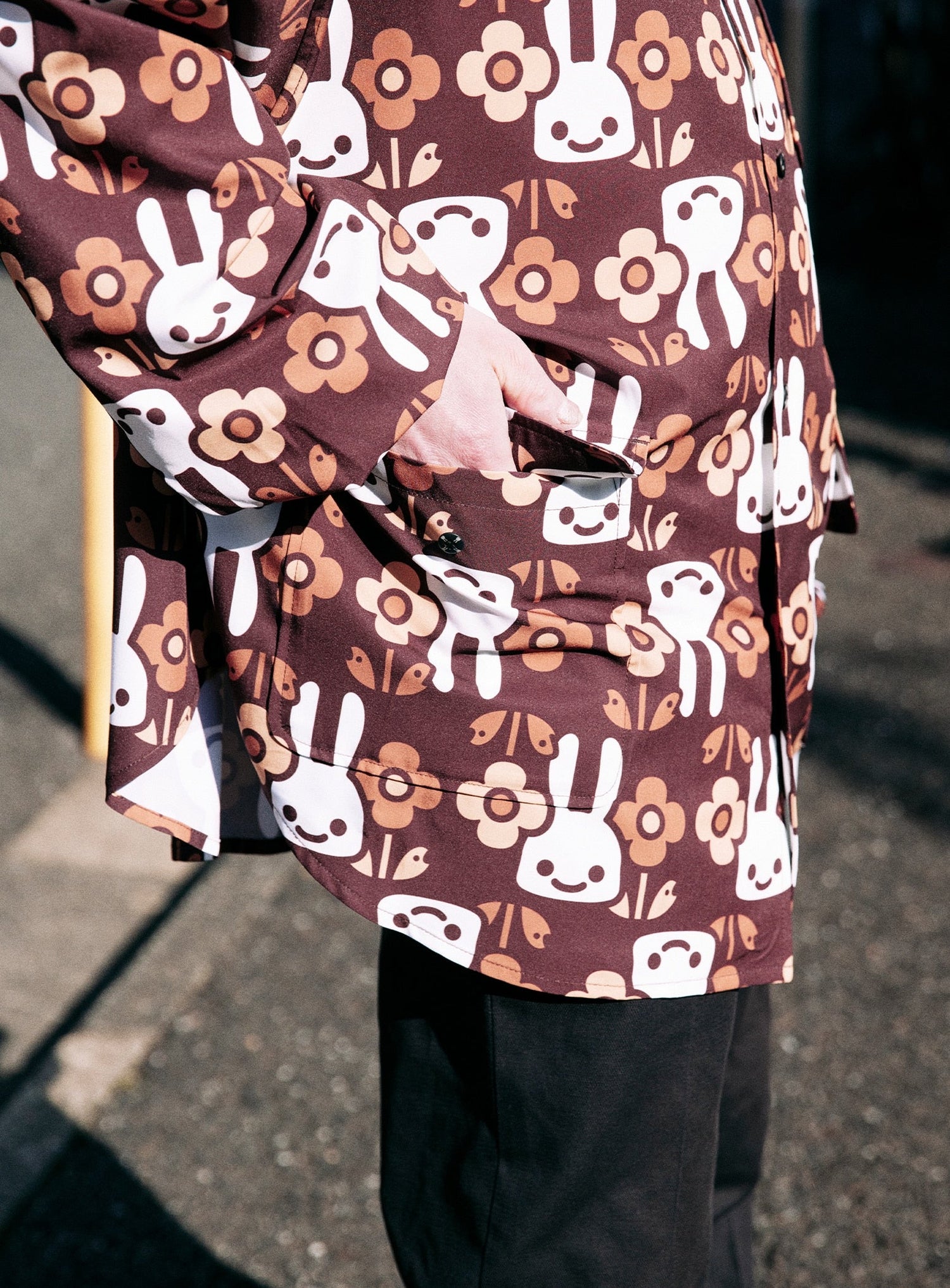 花グラム ビッグシャツジャケット