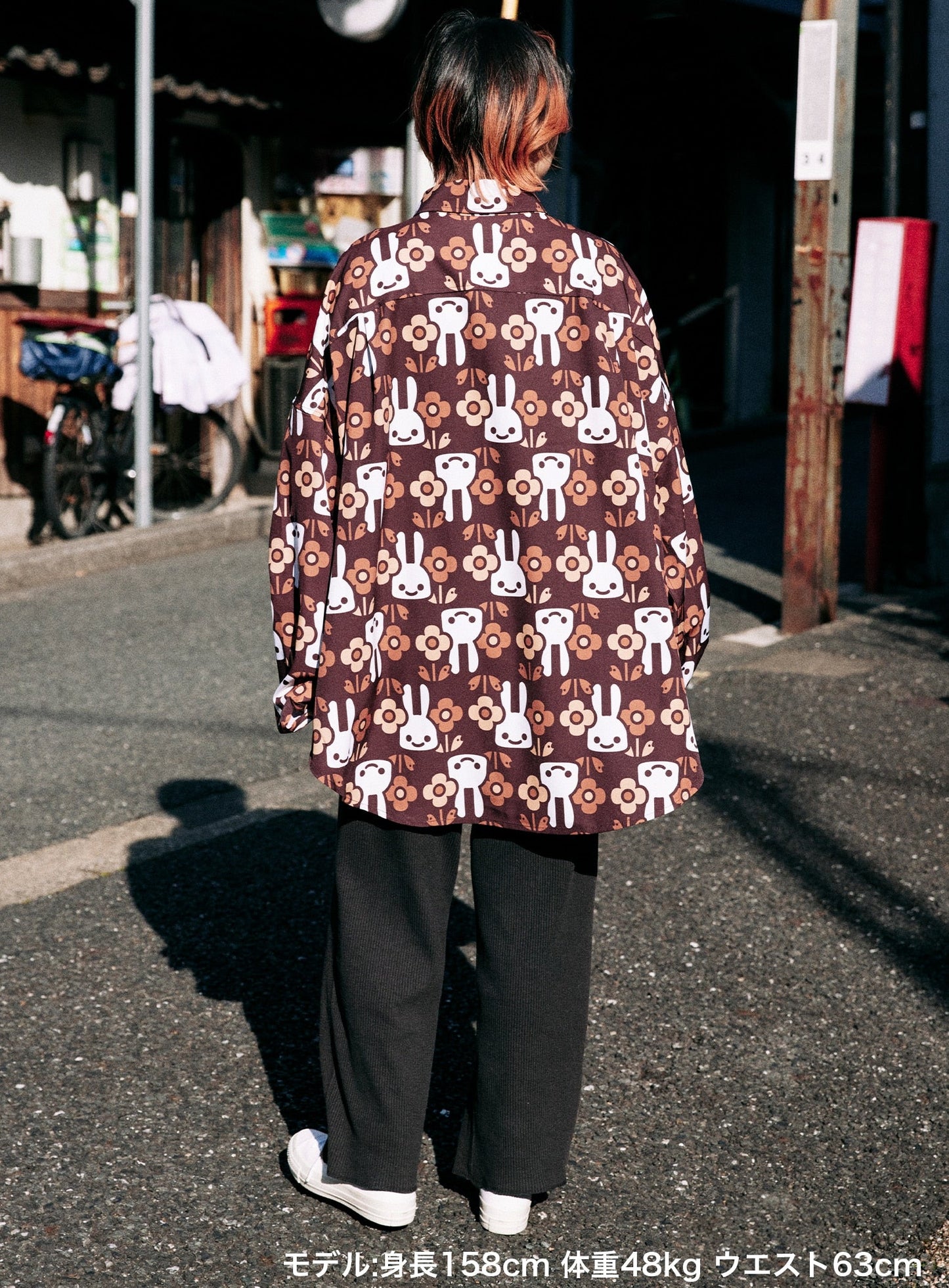 花グラム ビッグシャツジャケット