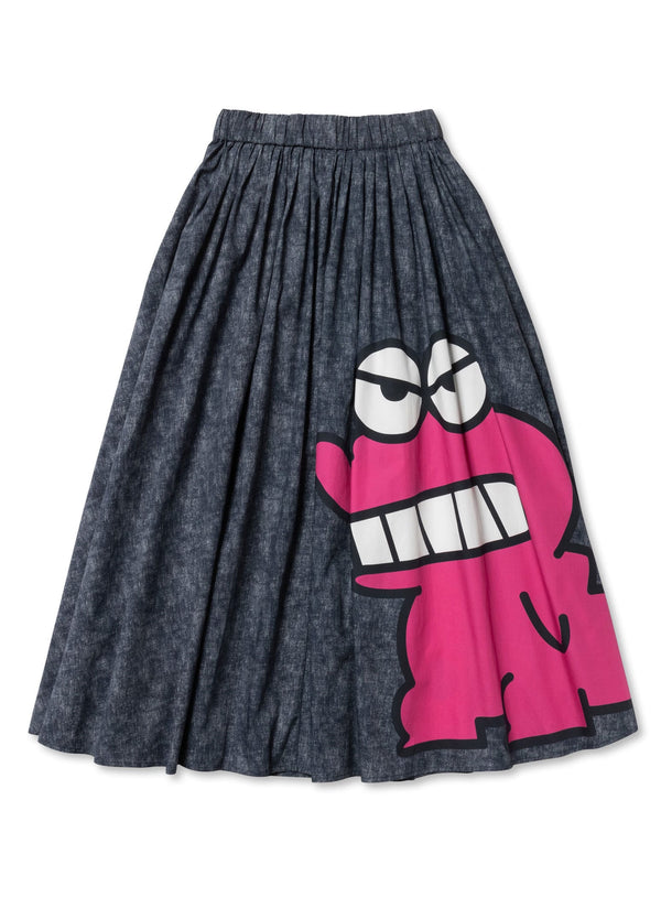 30th ANNIV ワニ山さん ロングギャザースカート