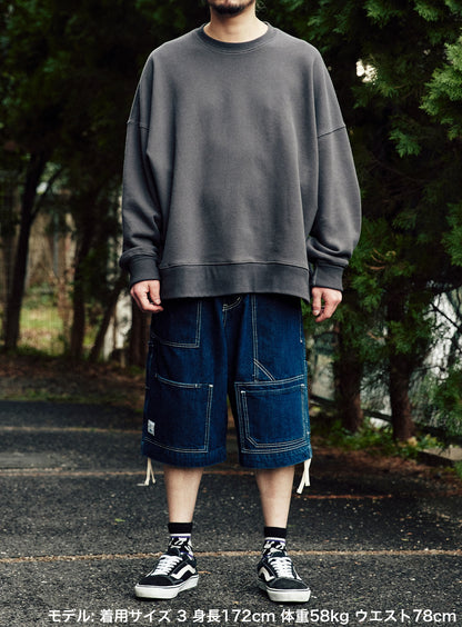CUNE WORK ペインターショーツ デニム OW