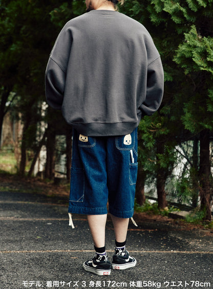 CUNE WORK ペインターショーツ デニム OW