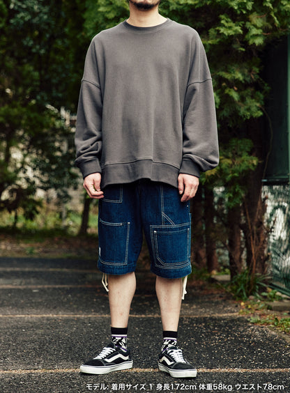 CUNE WORK ペインターショーツ デニム OW