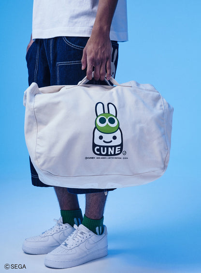 30th ANNIV プリント2WAYバッグ みどりぷよとCUNEウサギ