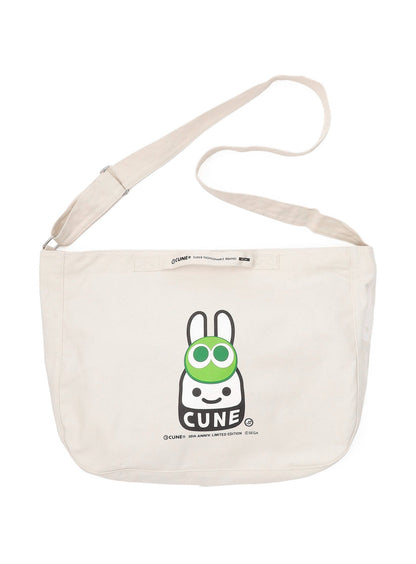 30th ANNIV プリント2WAYバッグ みどりぷよとCUNEウサギ