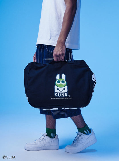 30th ANNIV プリント2WAYバッグ みどりぷよとCUNEウサギ