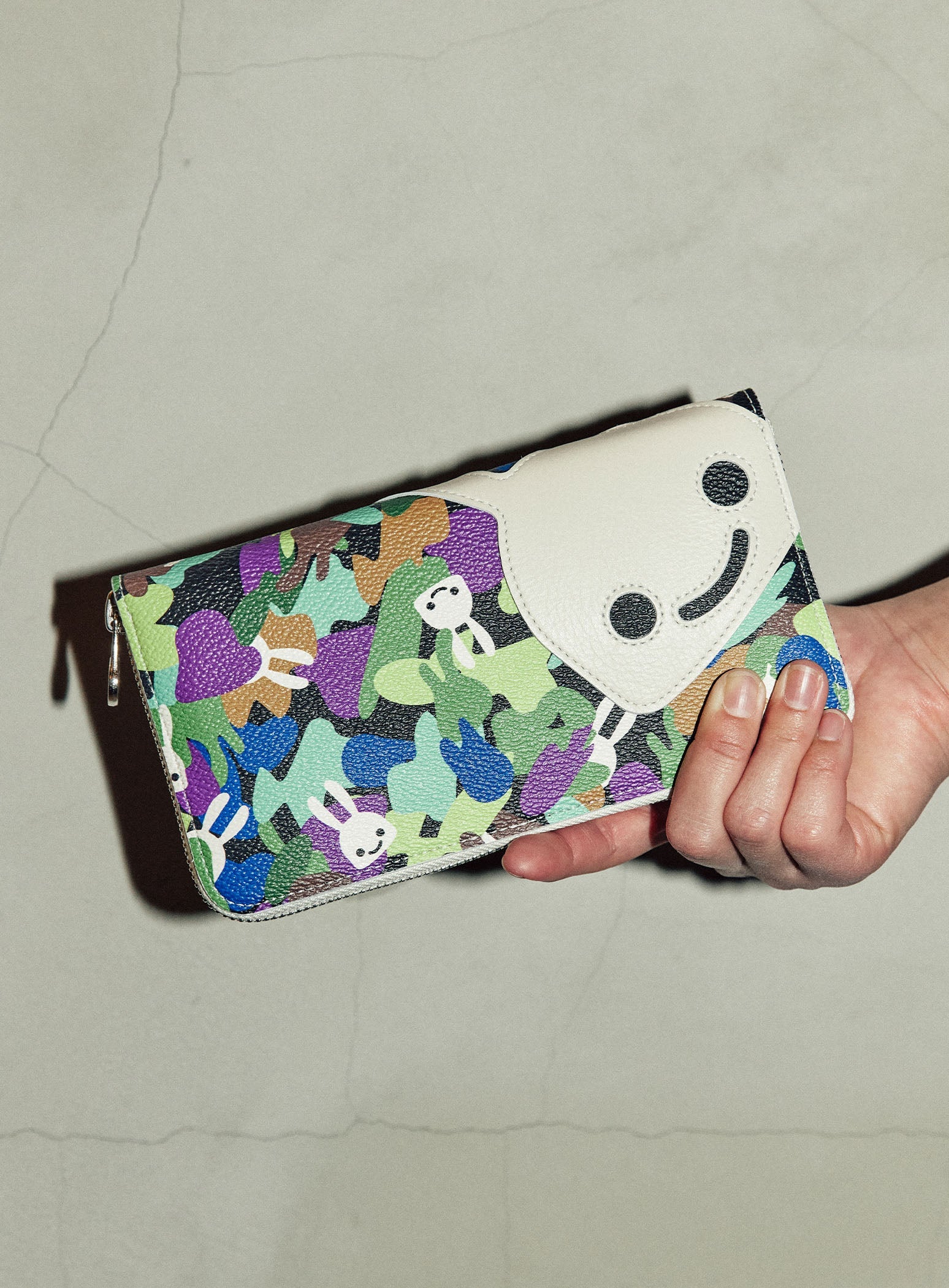 CUNE CAMO ロングウォレット