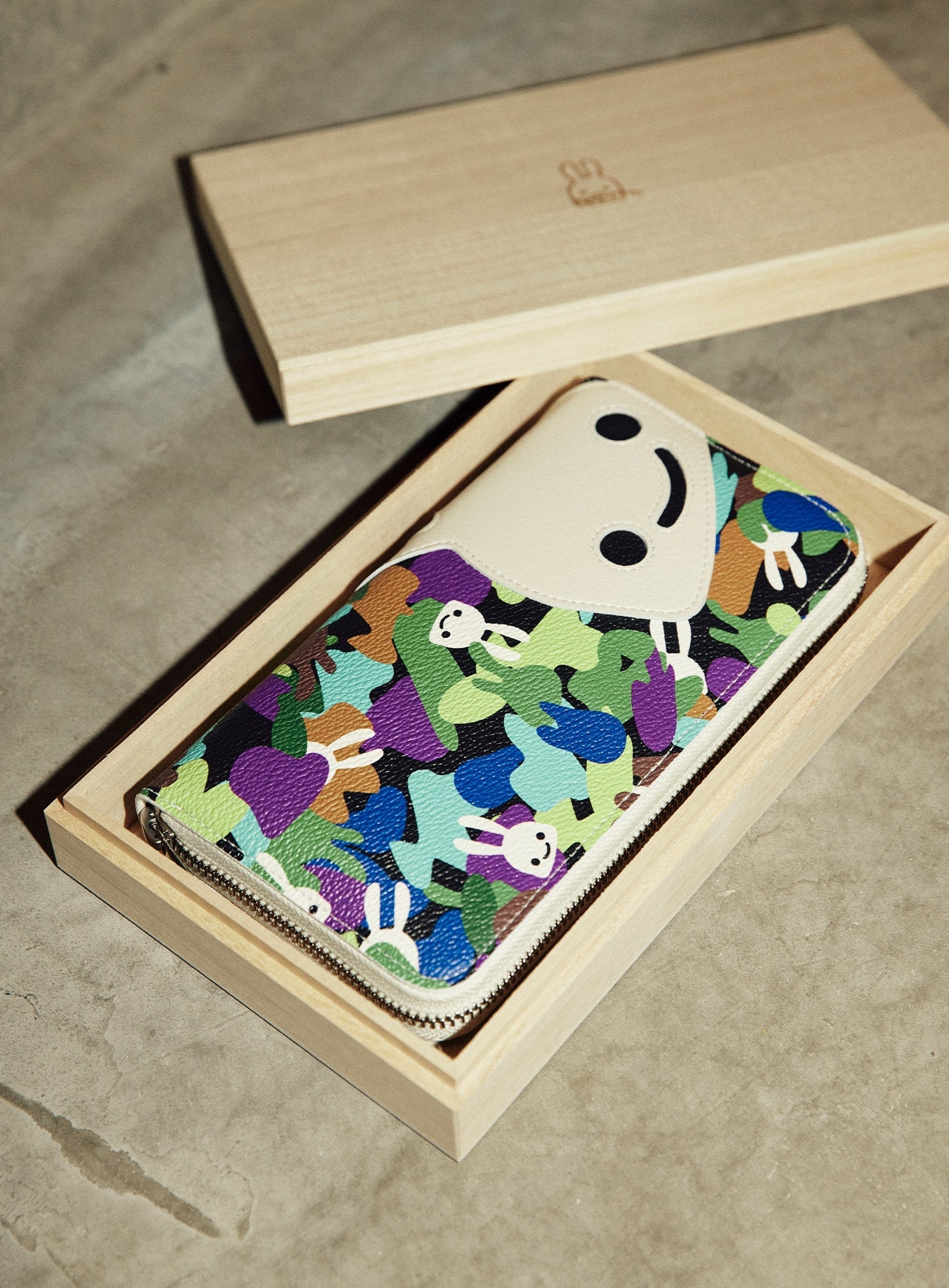 CUNE CAMO ロングウォレット