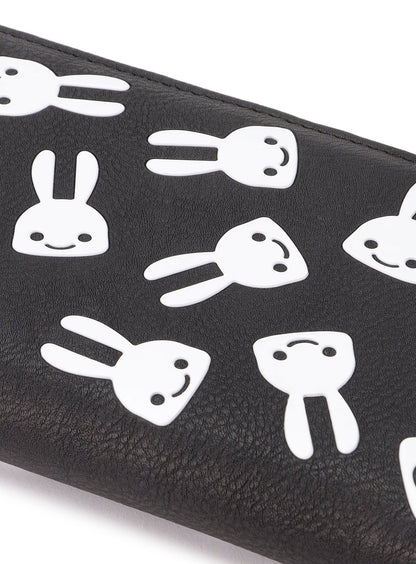 プラスチック風プリントロングウォレット