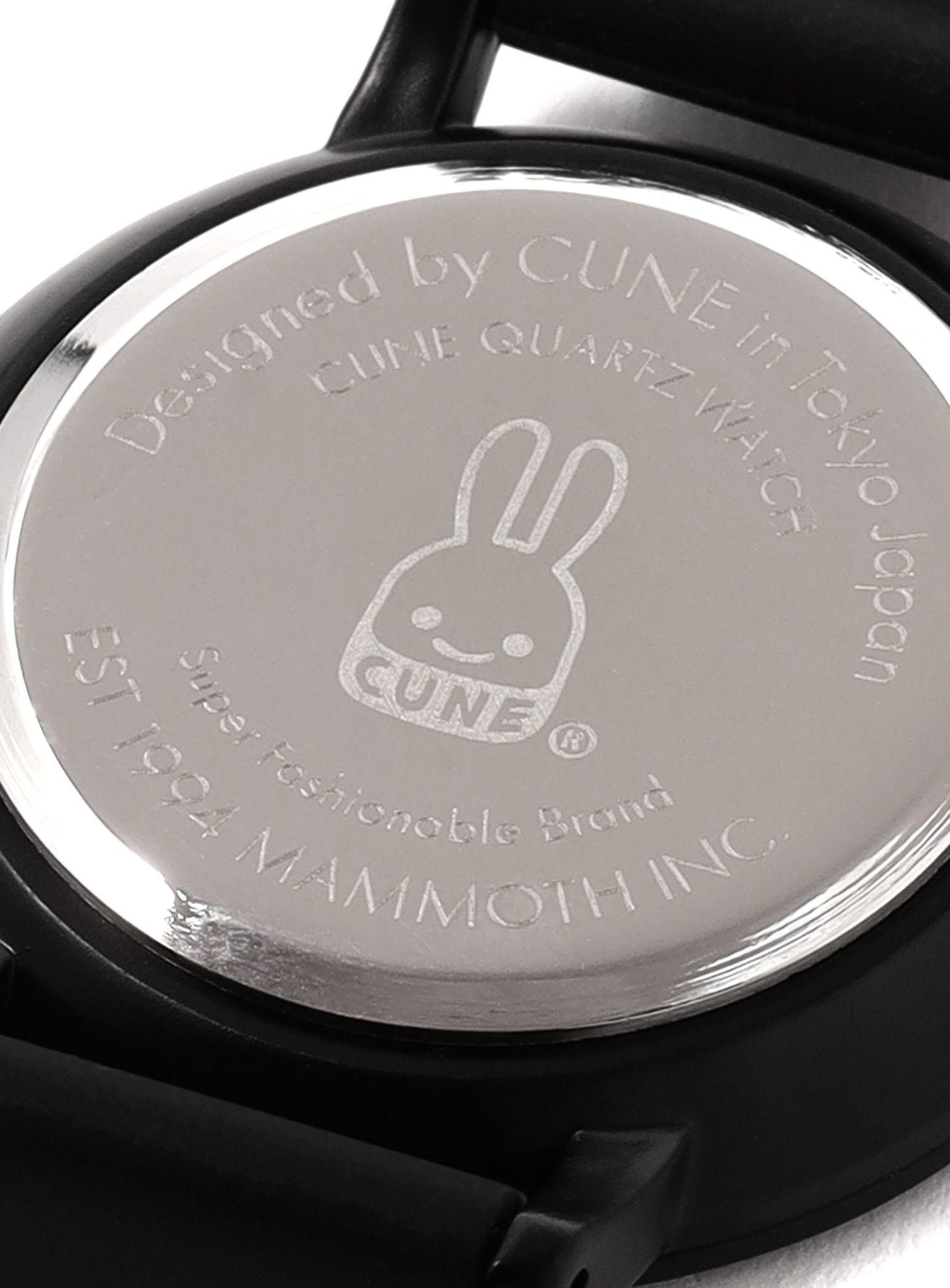 シリコンバンドウォッチ メタリックウサギ