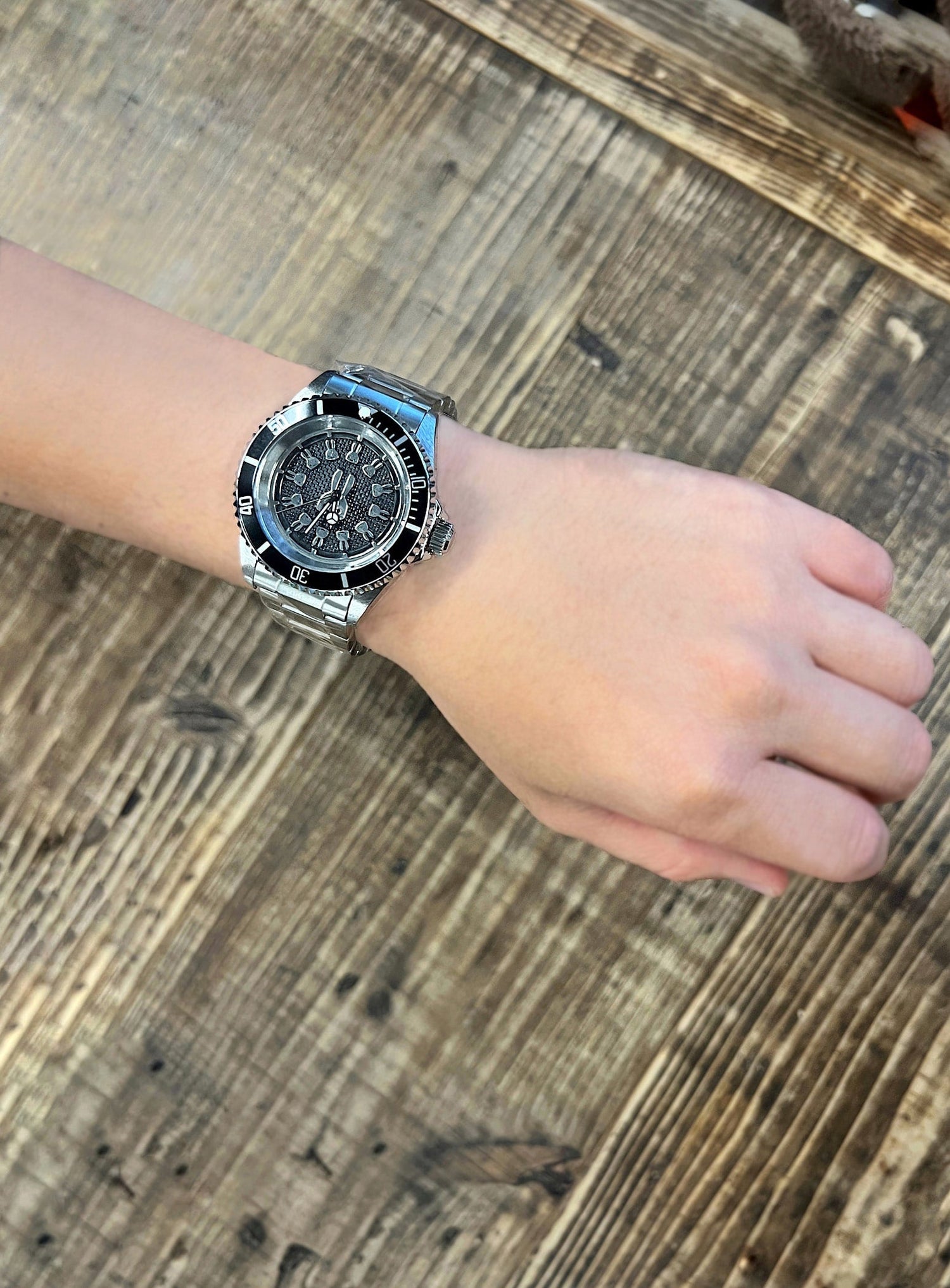 CUNE CUSTOM WRIST WATCH Stainless Belt