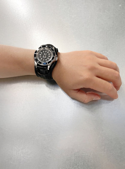 CUNE CUSTOM WRIST WATCH Nile Crocodile Belt