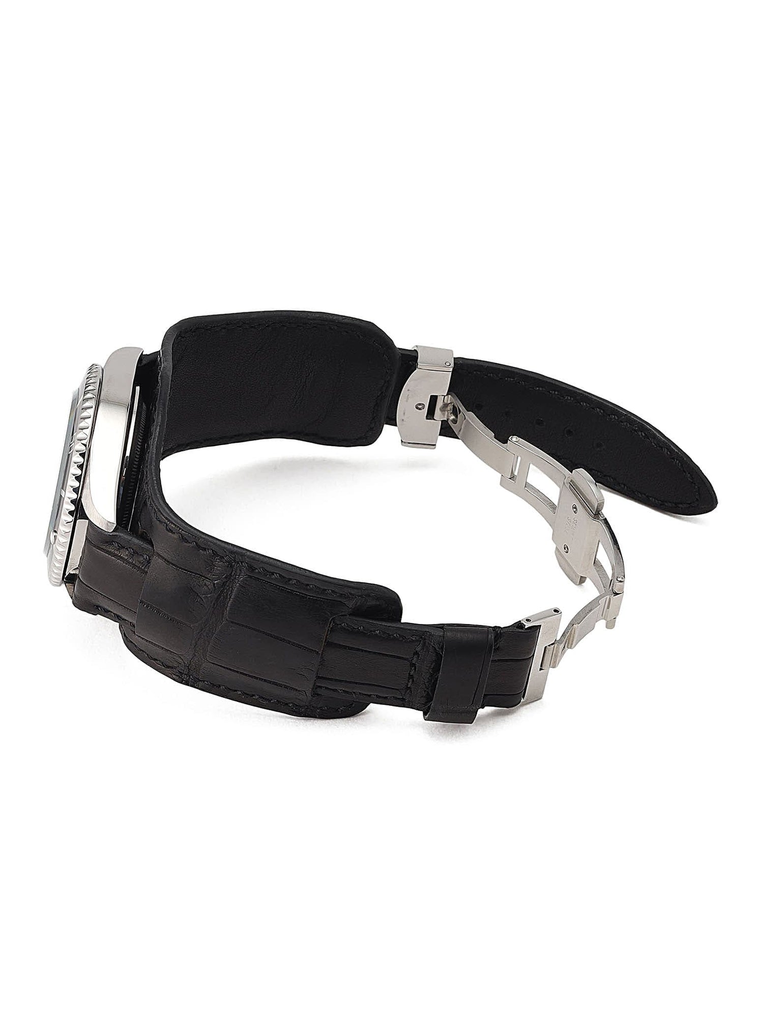 30th ANNIV CUNE CUSTOM WRIST WATCH American Alligator Belt