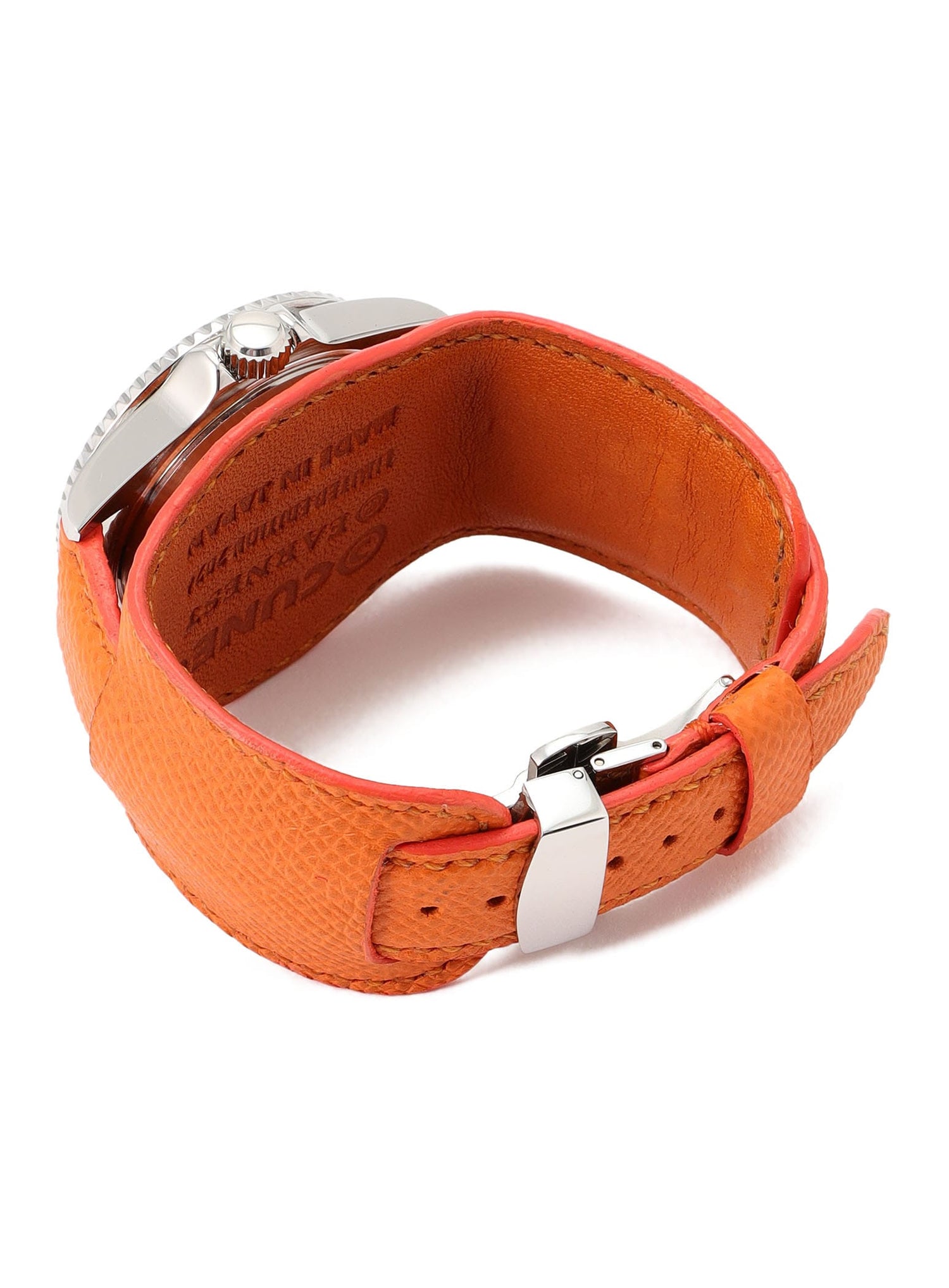 30th ANNIV CUNE CUSTOM WRIST WATCH French Calf Belt