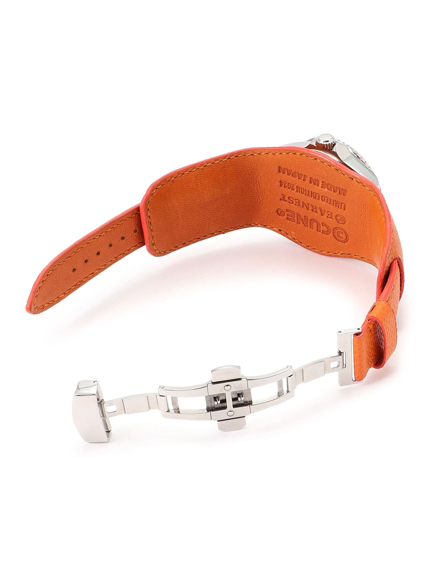 30th ANNIV CUNE CUSTOM WRIST WATCH French Calf Belt