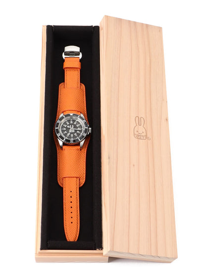 30th ANNIV CUNE CUSTOM WRIST WATCH French Calf Belt