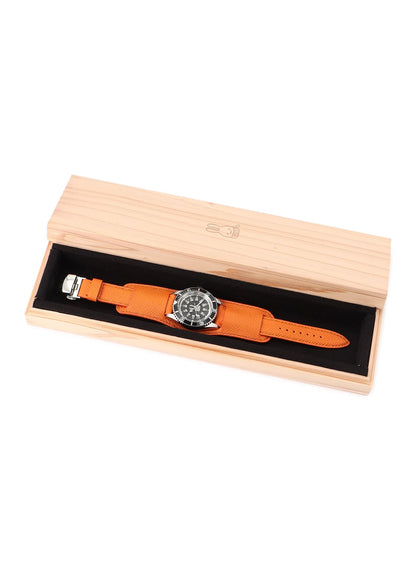 30th ANNIV CUNE CUSTOM WRIST WATCH French Calf Belt