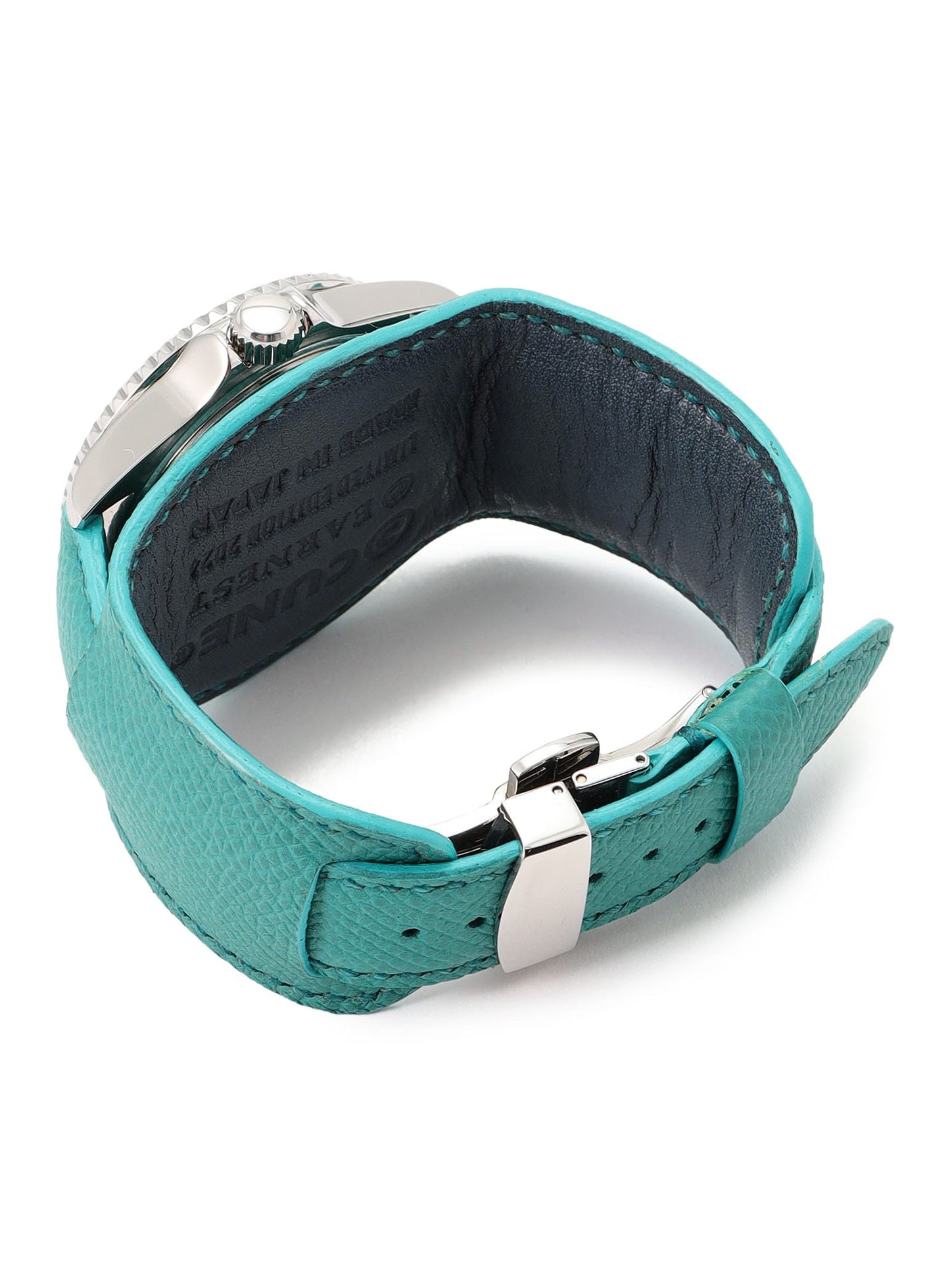 30th ANNIV CUNE CUSTOM WRIST WATCH French Calf Belt