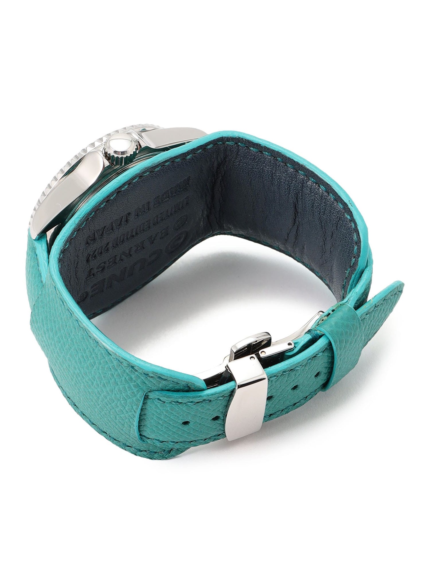 30th ANNIV CUNE CUSTOM WRIST WATCH French Calf Belt