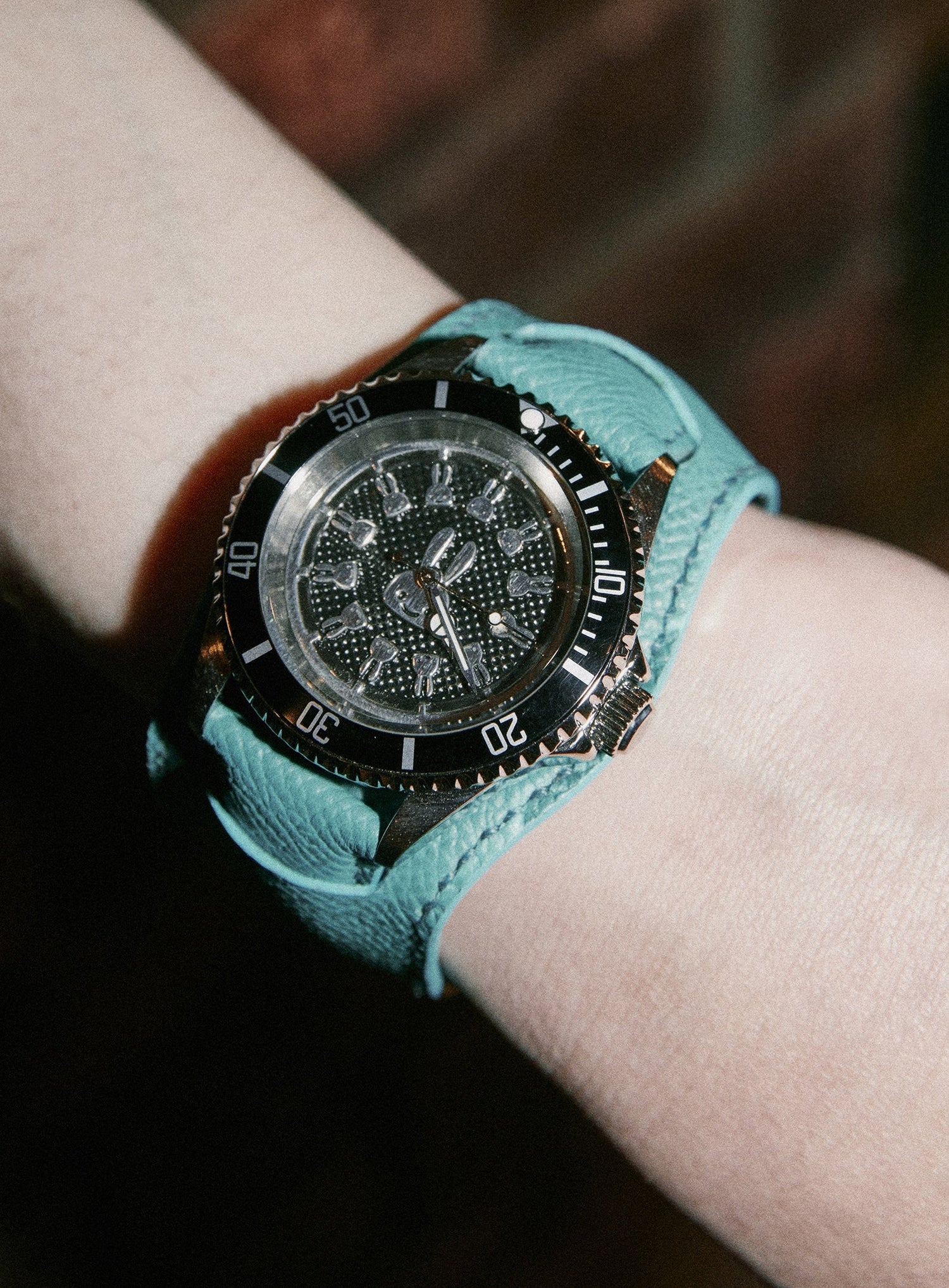 30th ANNIV CUNE CUSTOM WRIST WATCH French Calf Belt