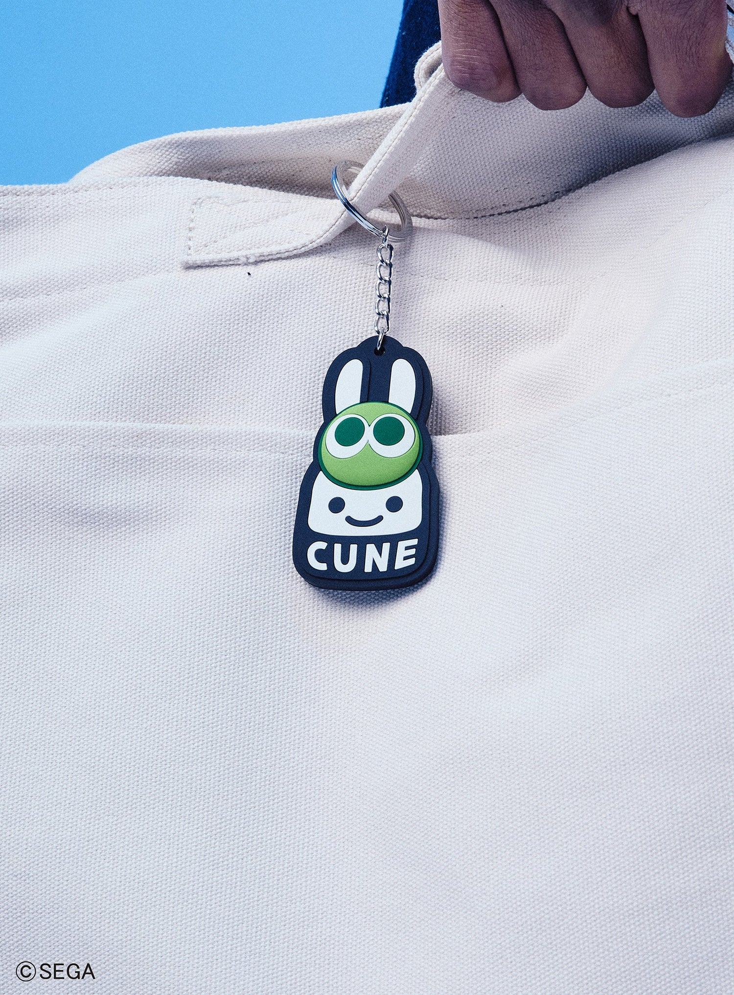 30th ANNIV ラバーキーホルダー みどりぷよとCUNEウサギ