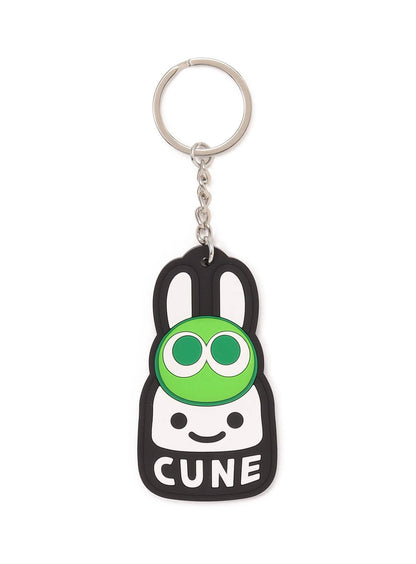 30th ANNIV ラバーキーホルダー みどりぷよとCUNEウサギ