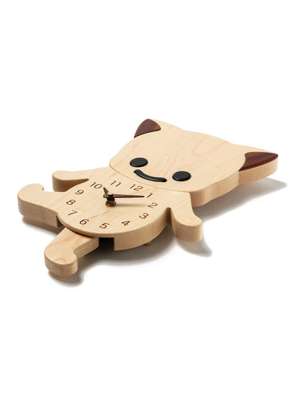 ねこの木の時計