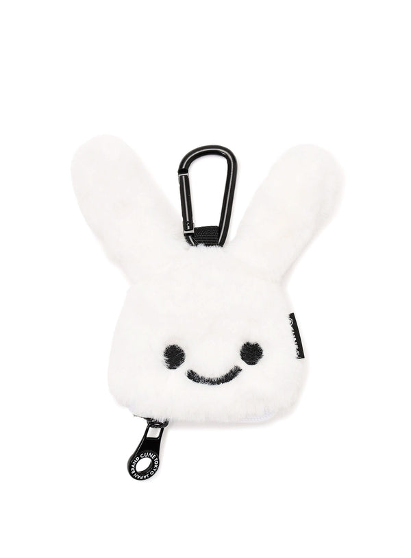 耳の開いたウサギミニポーチ