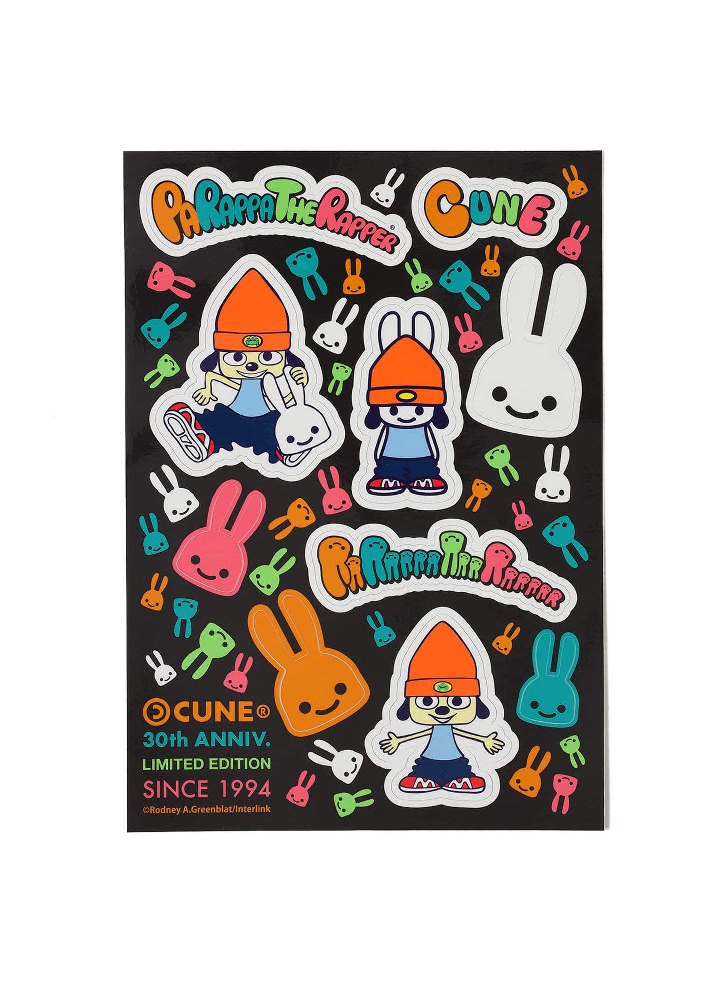 30th ANNIV ステッカー パラッパ