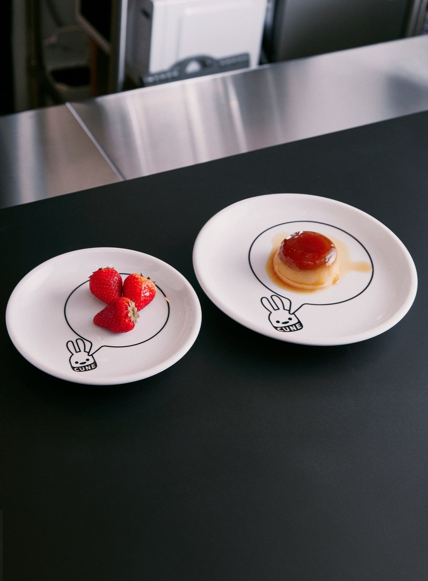 たべものがあったプレート 21cm