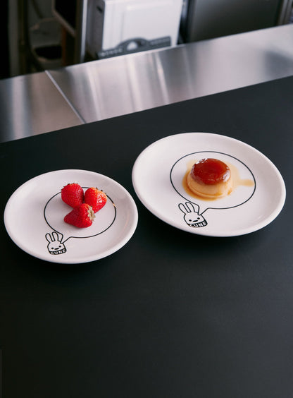 たべものがあったプレート 21cm