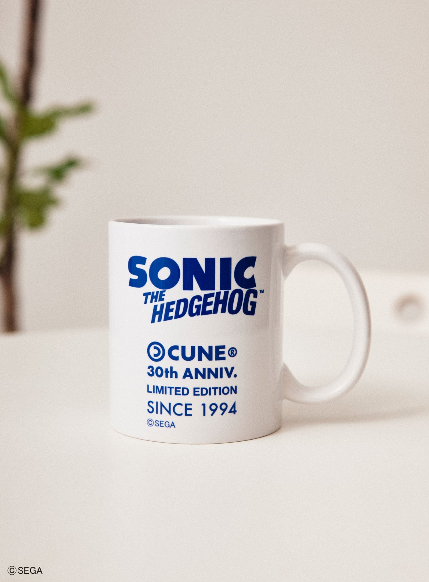 30th ANNIV マグカップ ソニックとCUNEウサギ