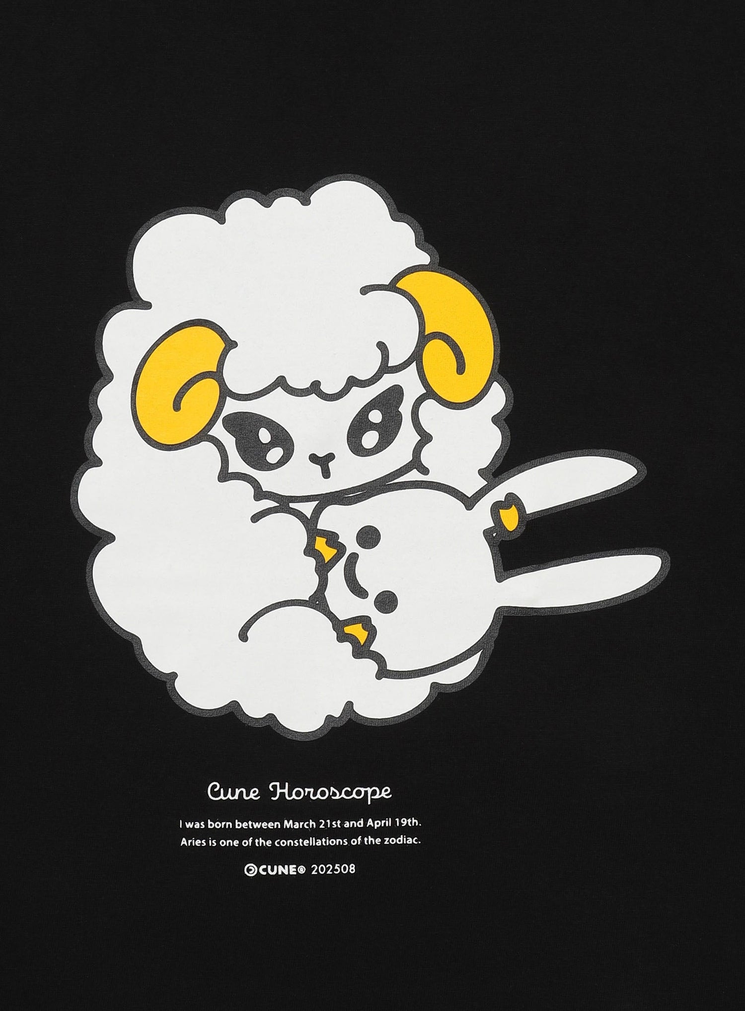 CUNE Horoscope S/S Tee 2025 おひつじ座