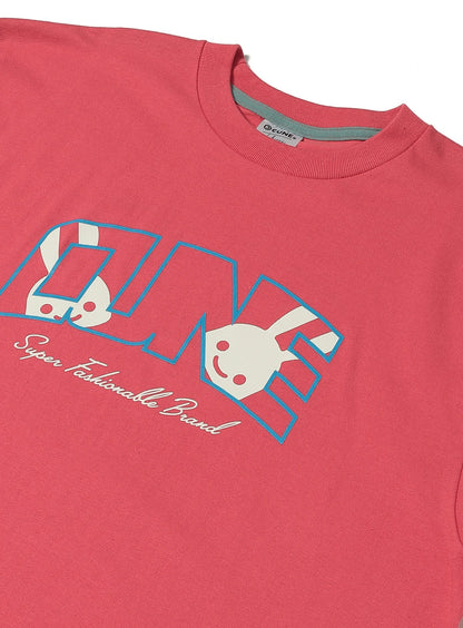 S/S Tee 枠ロゴ