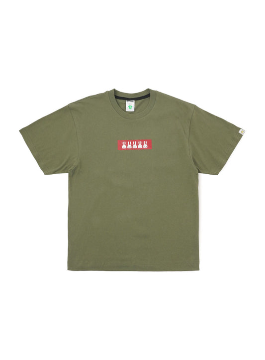 S/S Tee スクエア文章