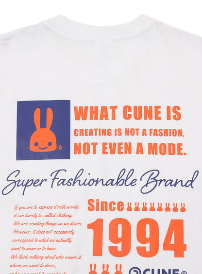 S/S Tee スクエア文章