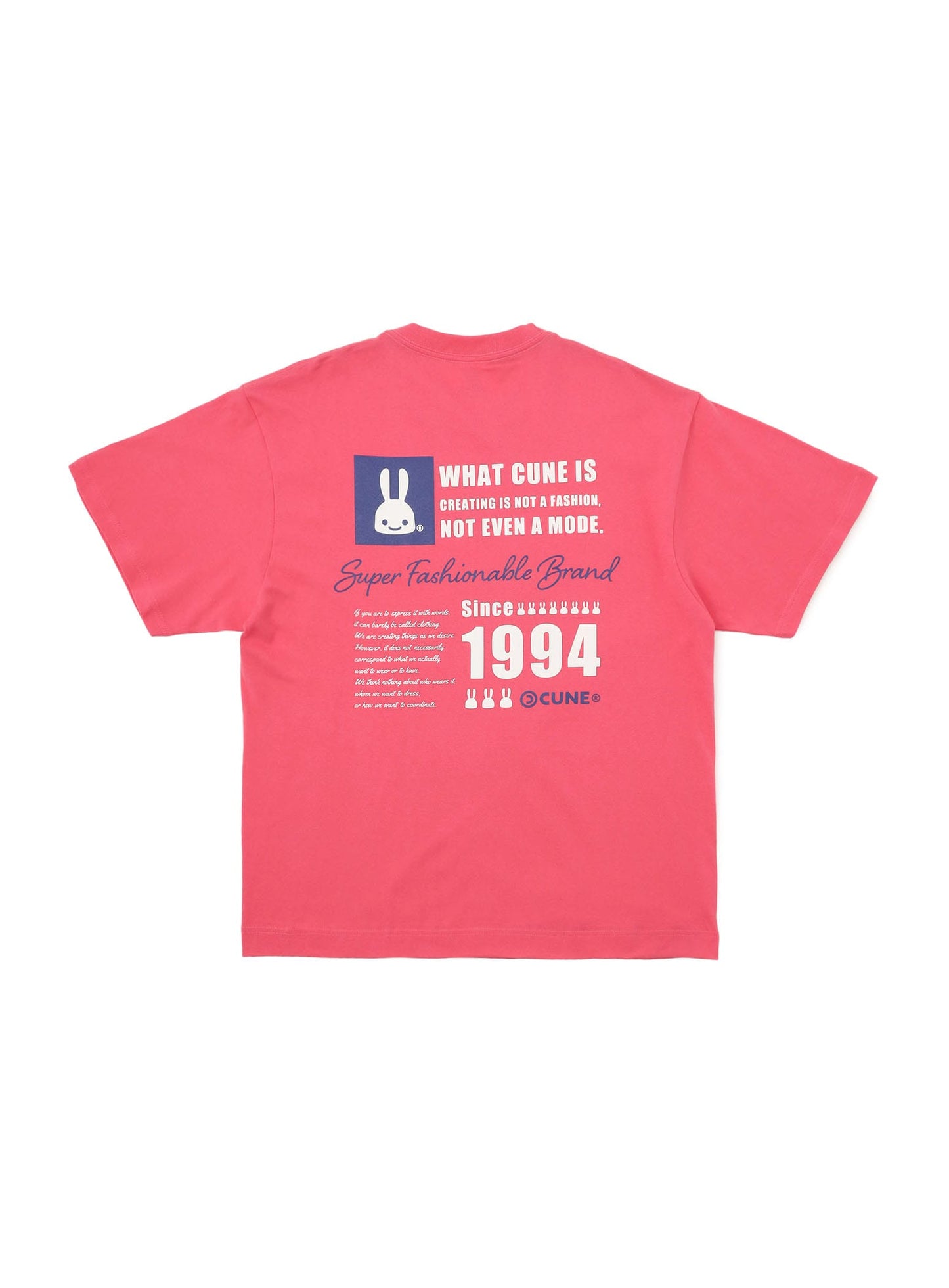 S/S Tee スクエア文章