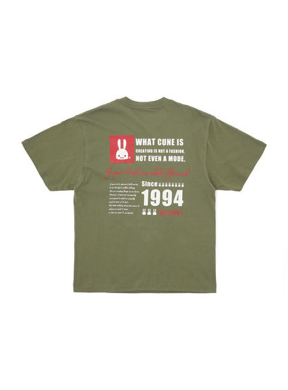 S/S Tee スクエア文章