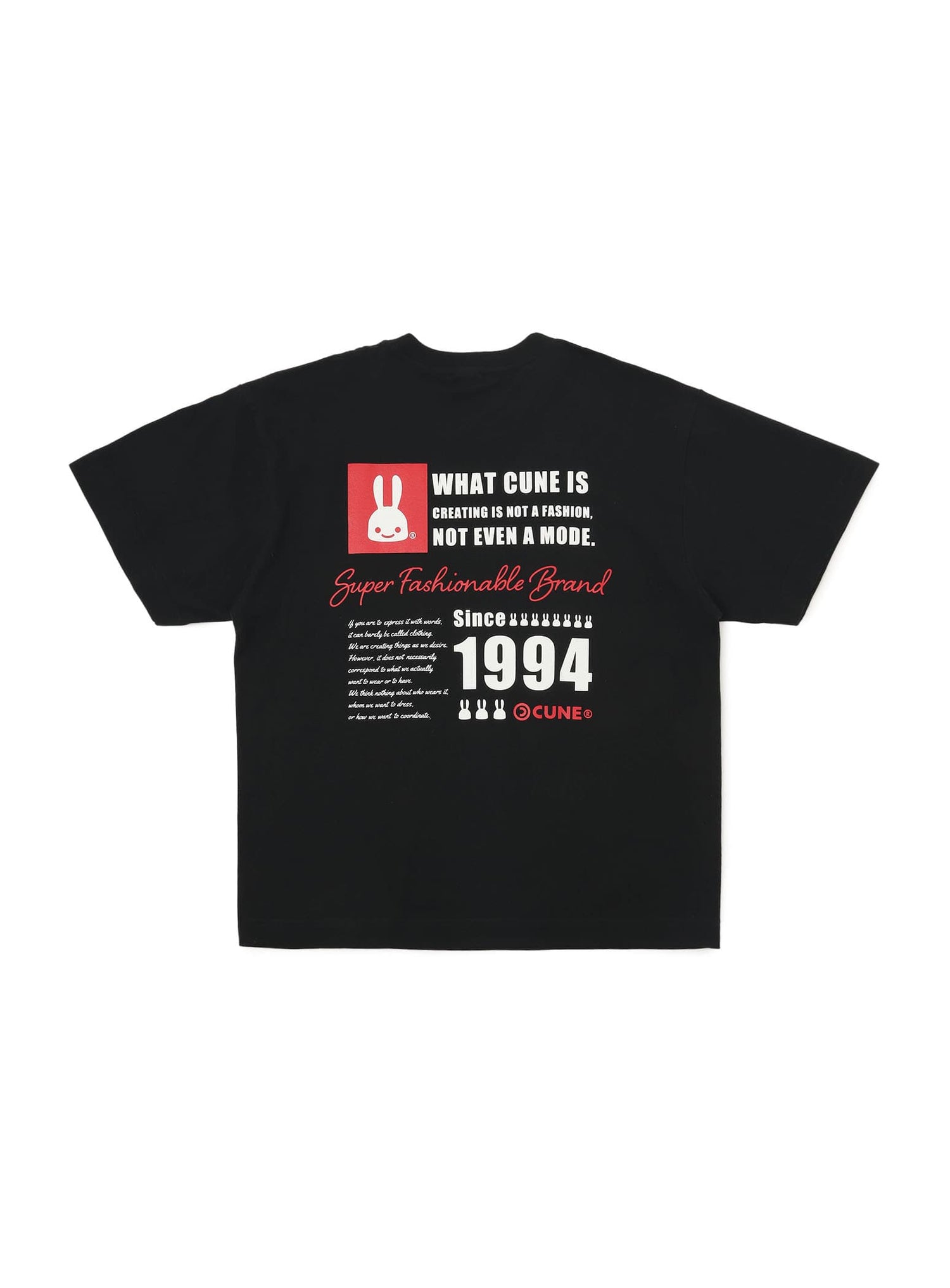 S/S Tee スクエア文章