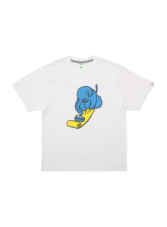 S/S Tee 象とティッシュ