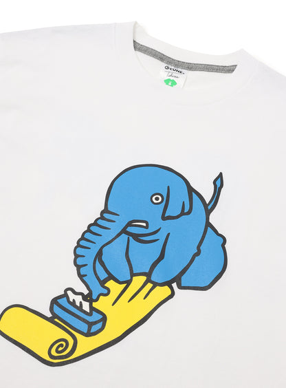 S/S Tee 象とティッシュ