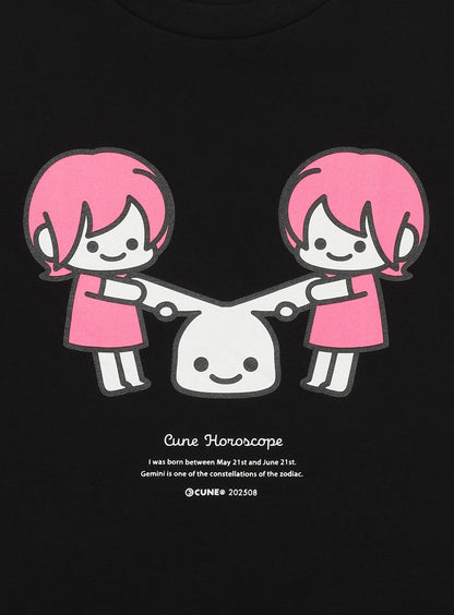 CUNE Horoscope S/S Tee 2025 ふたご座