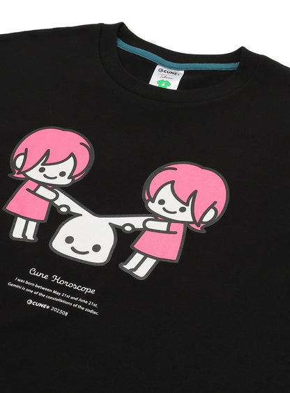 CUNE Horoscope S/S Tee 2025 ふたご座