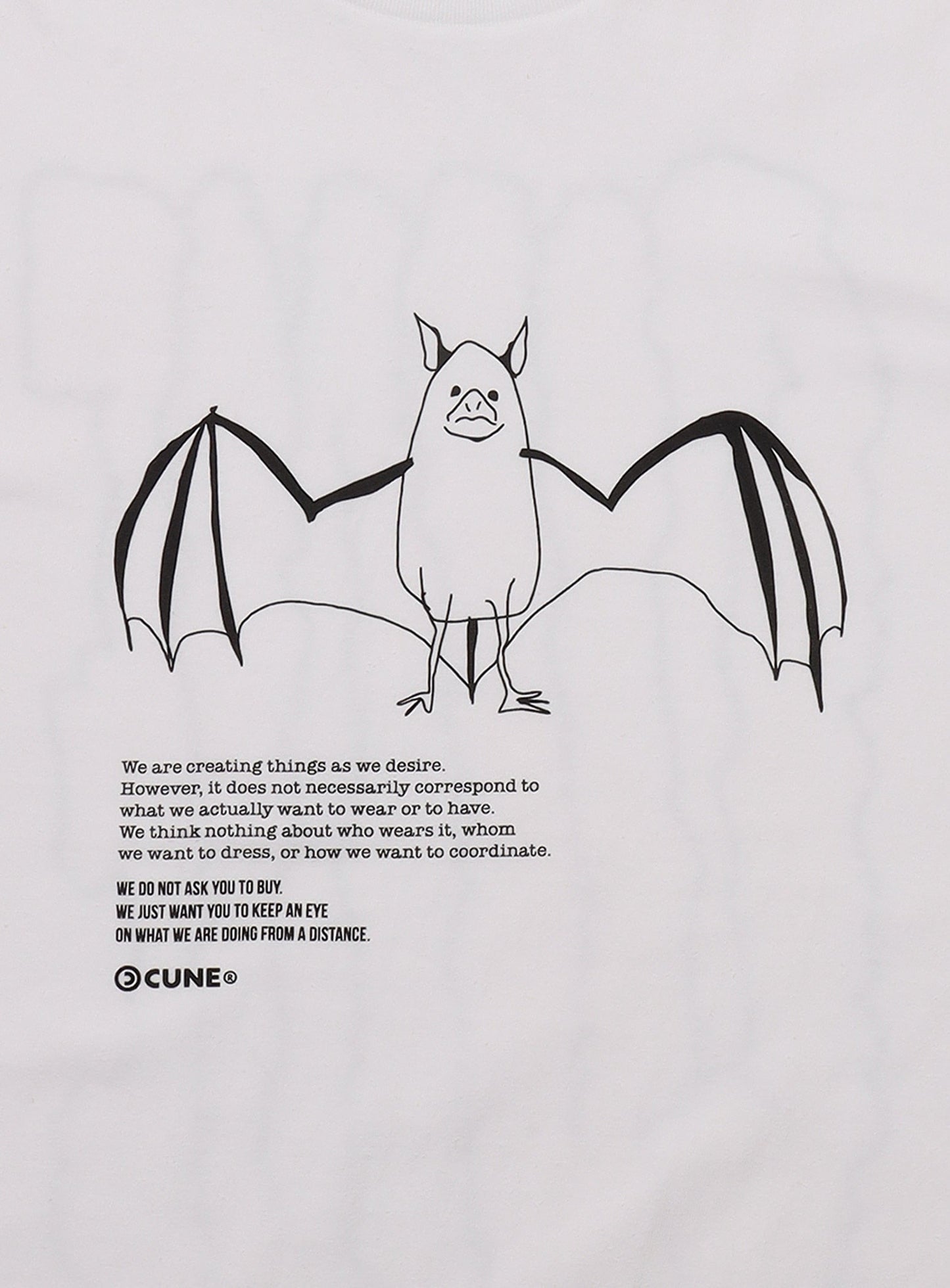 S/S Tee コウモリ