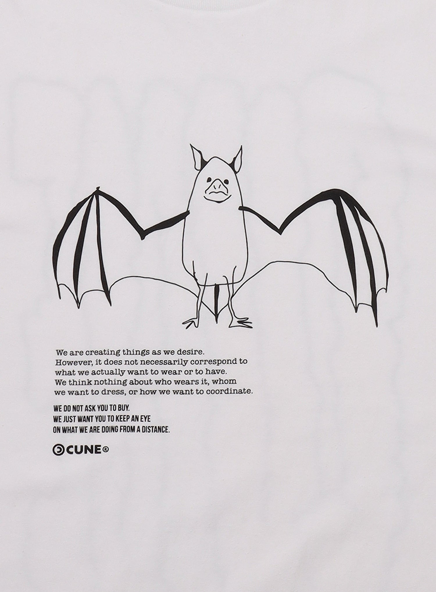 S/S Tee コウモリ