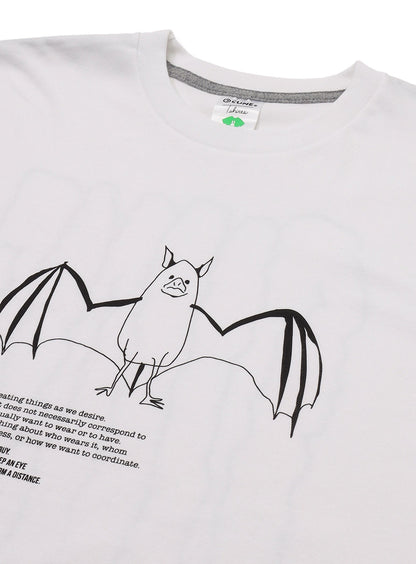 S/S Tee コウモリ