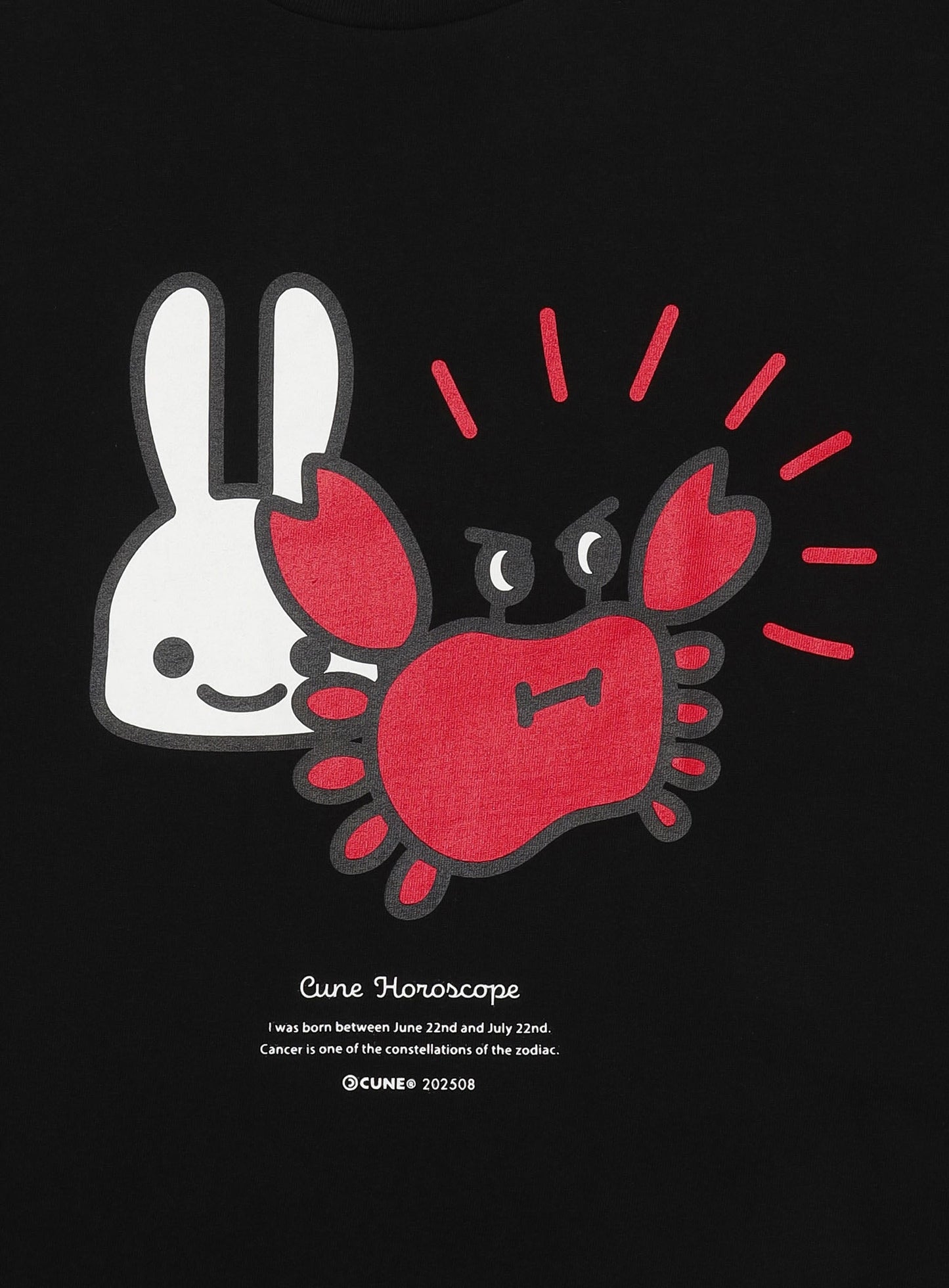 CUNE Horoscope S/S Tee 2025 かに座