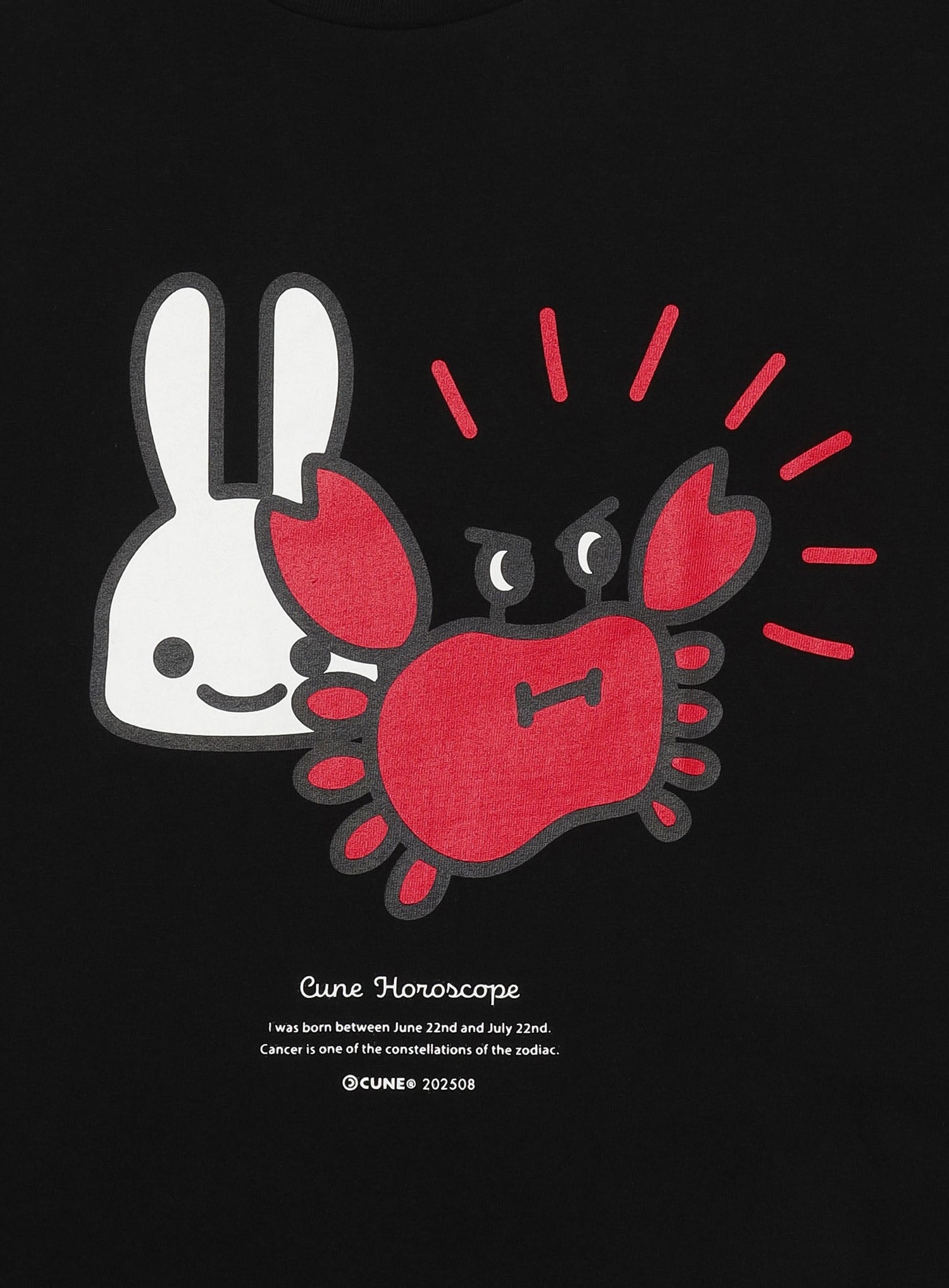 CUNE Horoscope S/S Tee 2025 かに座