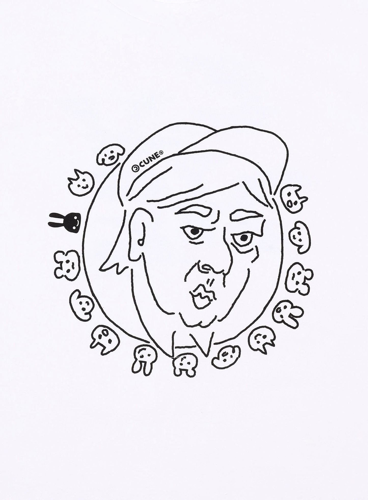 S/S Tee 帽子かぶった人