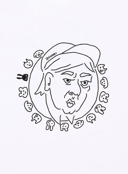 S/S Tee 帽子かぶった人