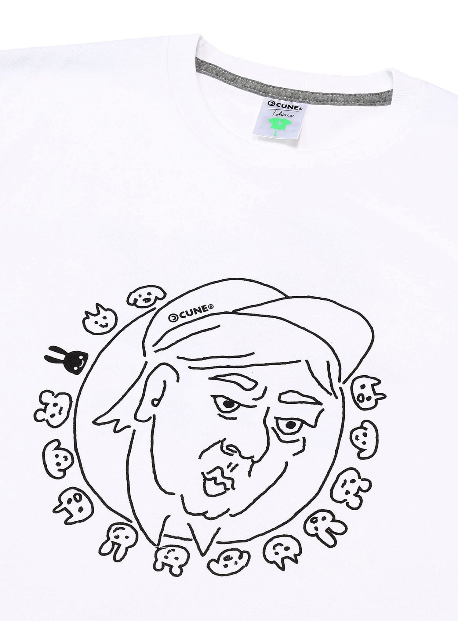 S/S Tee 帽子かぶった人
